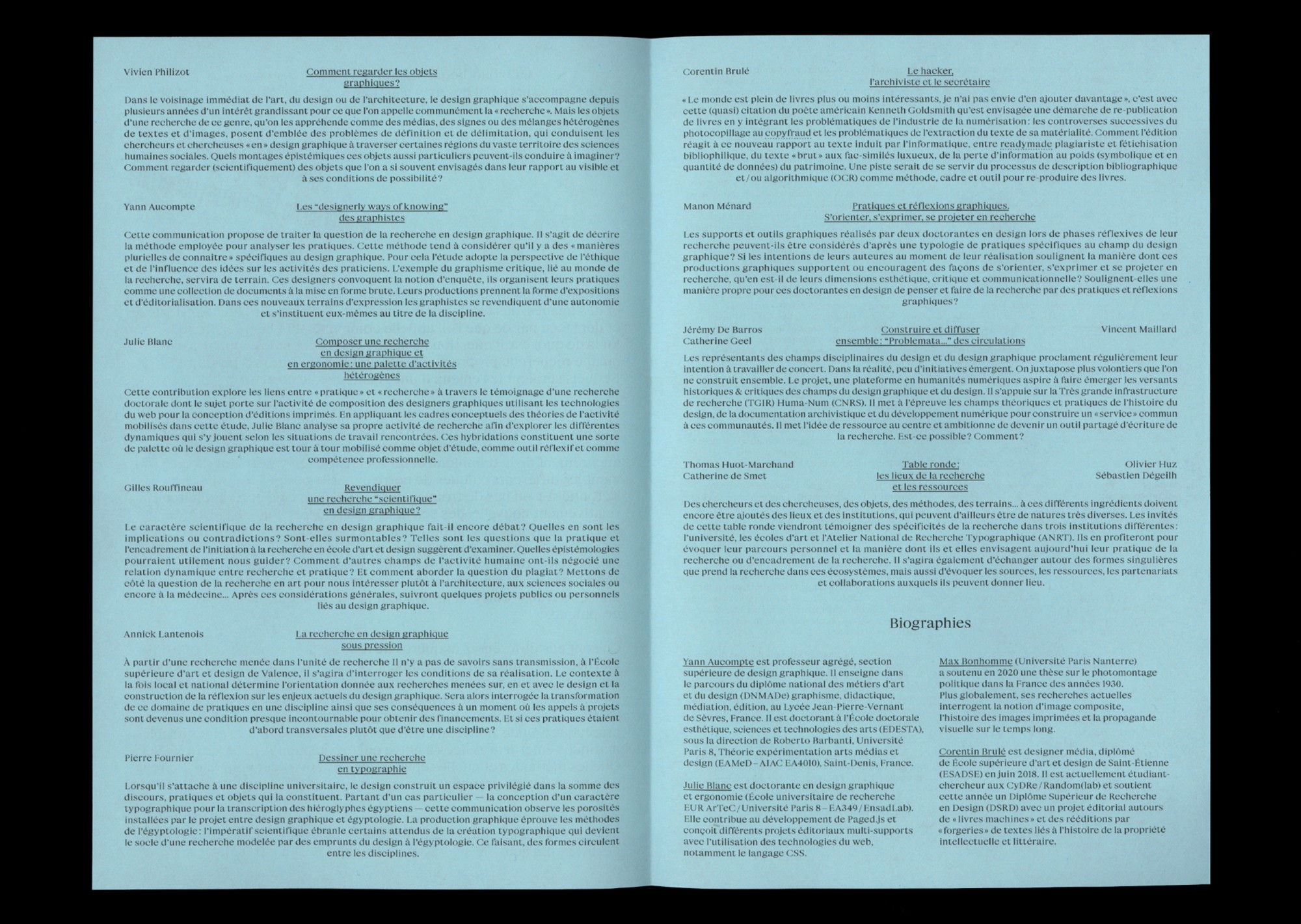 Manières de faire… 4