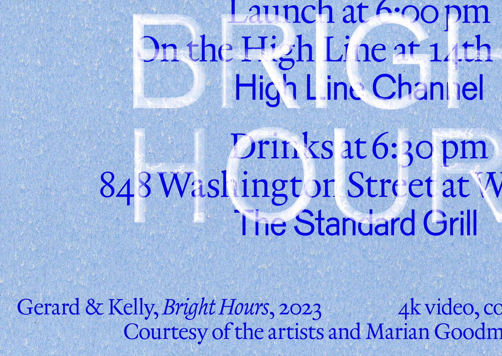 Invitation Bright Hours 2