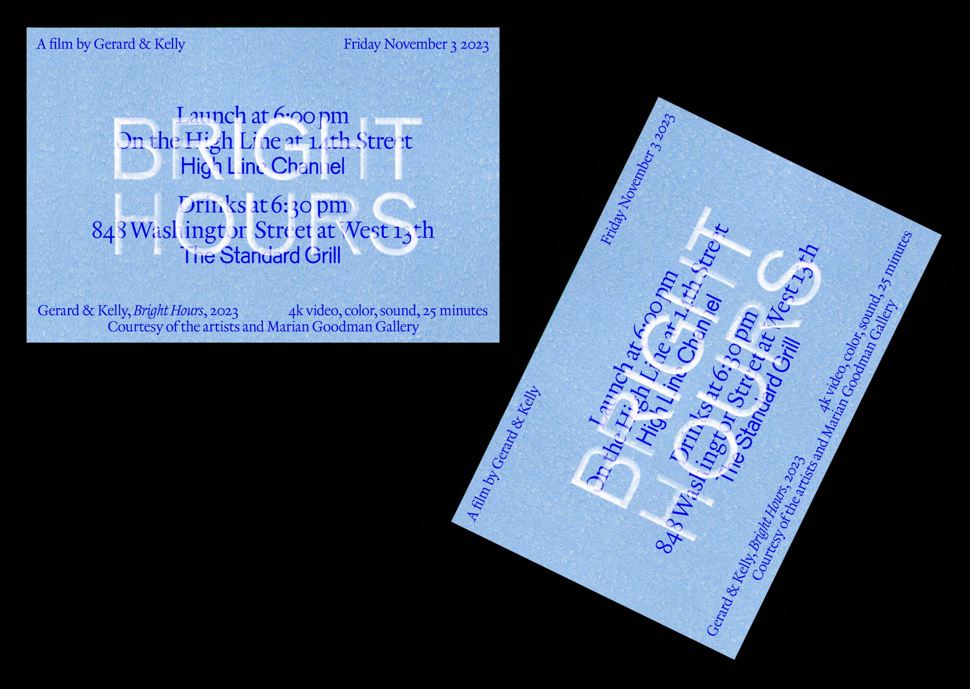 Invitation Bright Hours 1