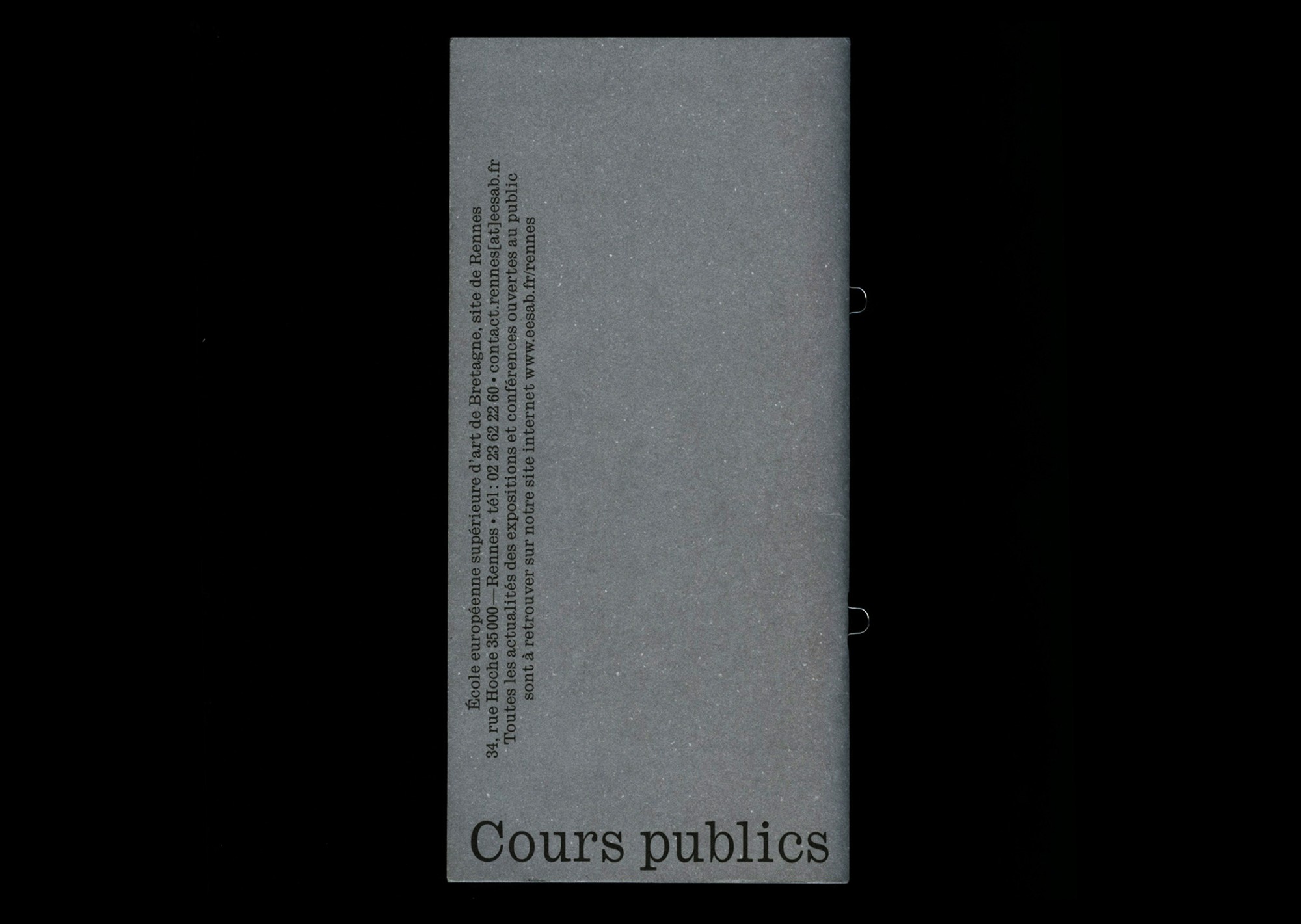 Cours publics 7