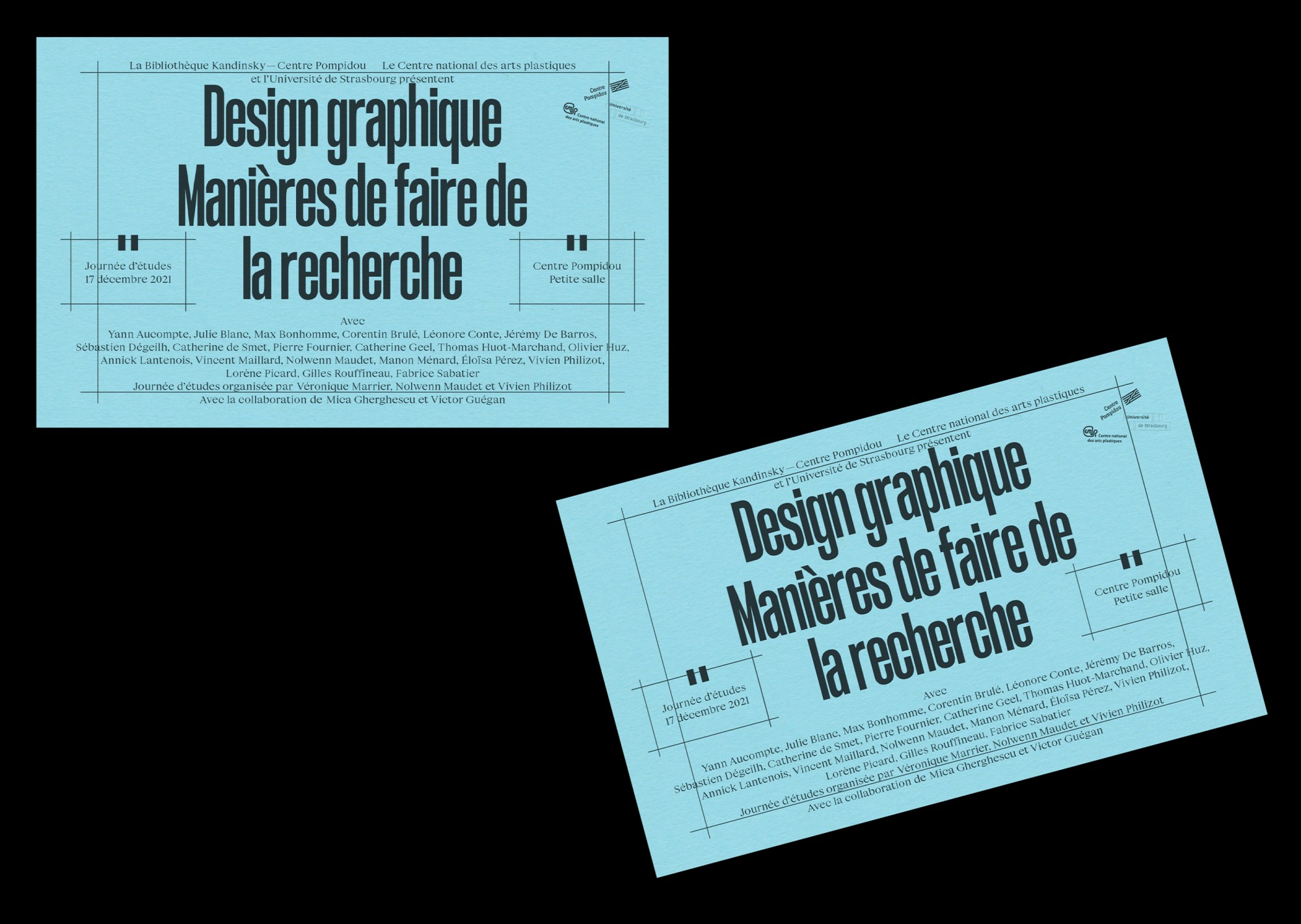 Manières de faire… 3