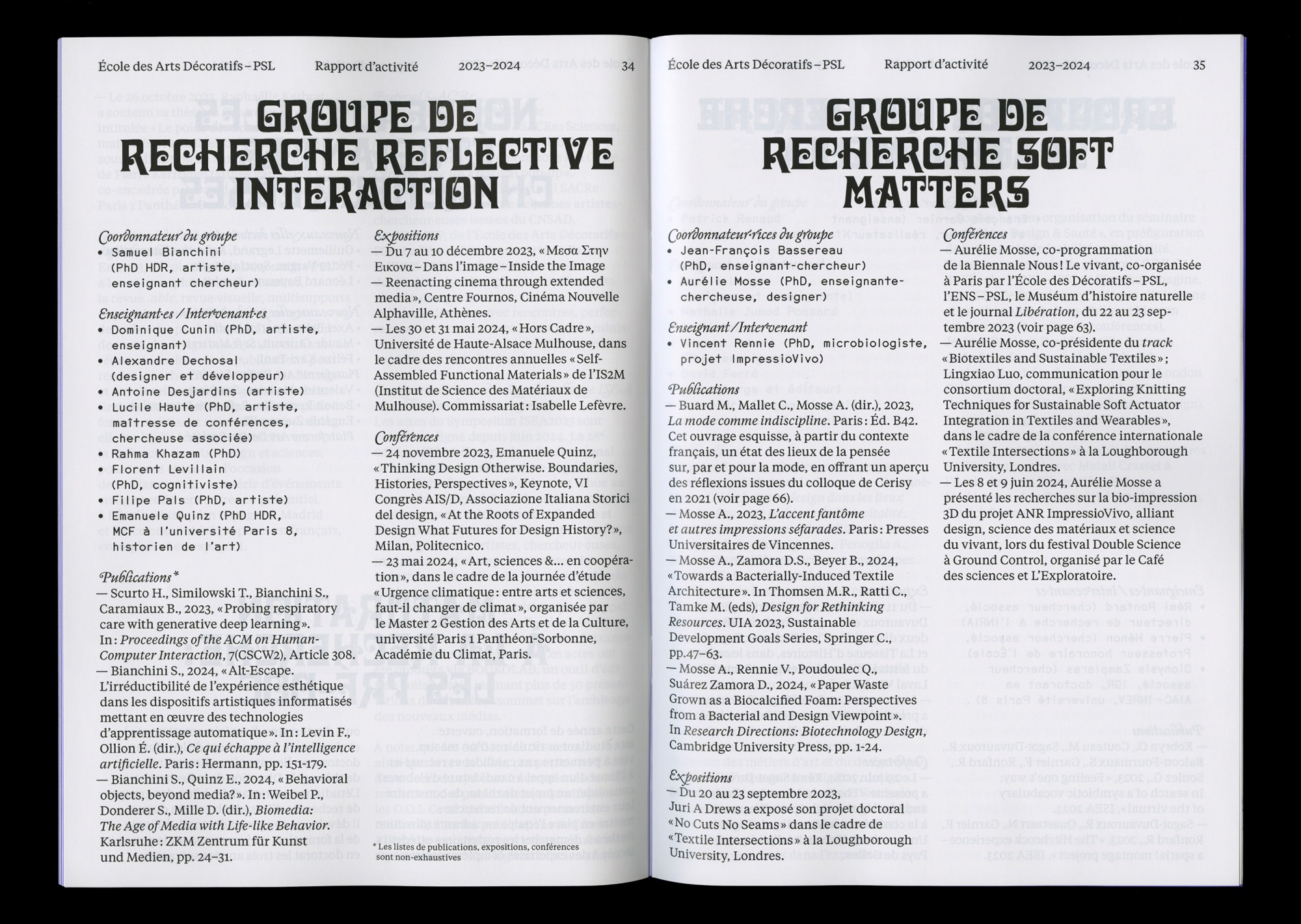 Rapport d’activité 23–24 6