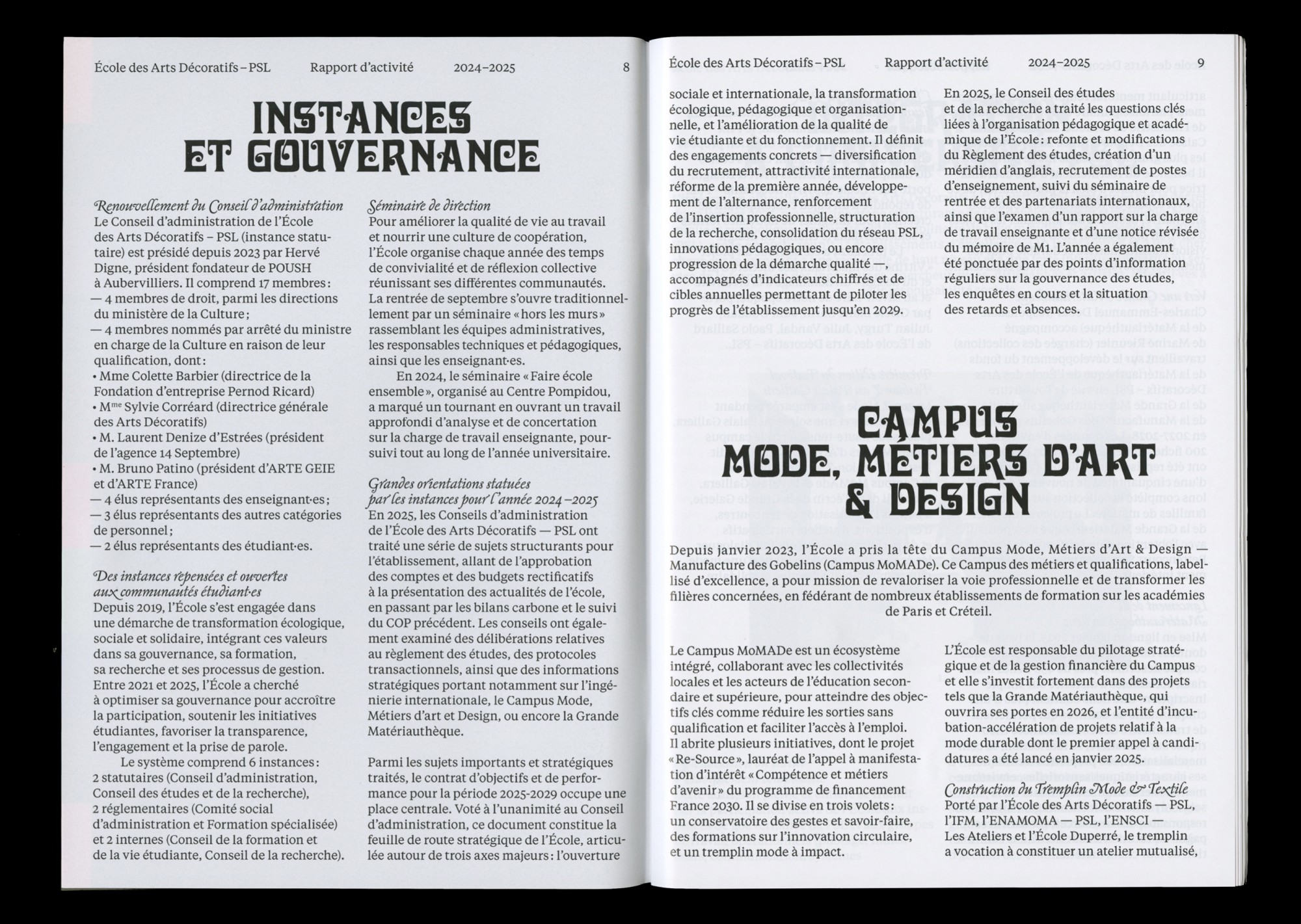 Rapport d’activité 24–25 5