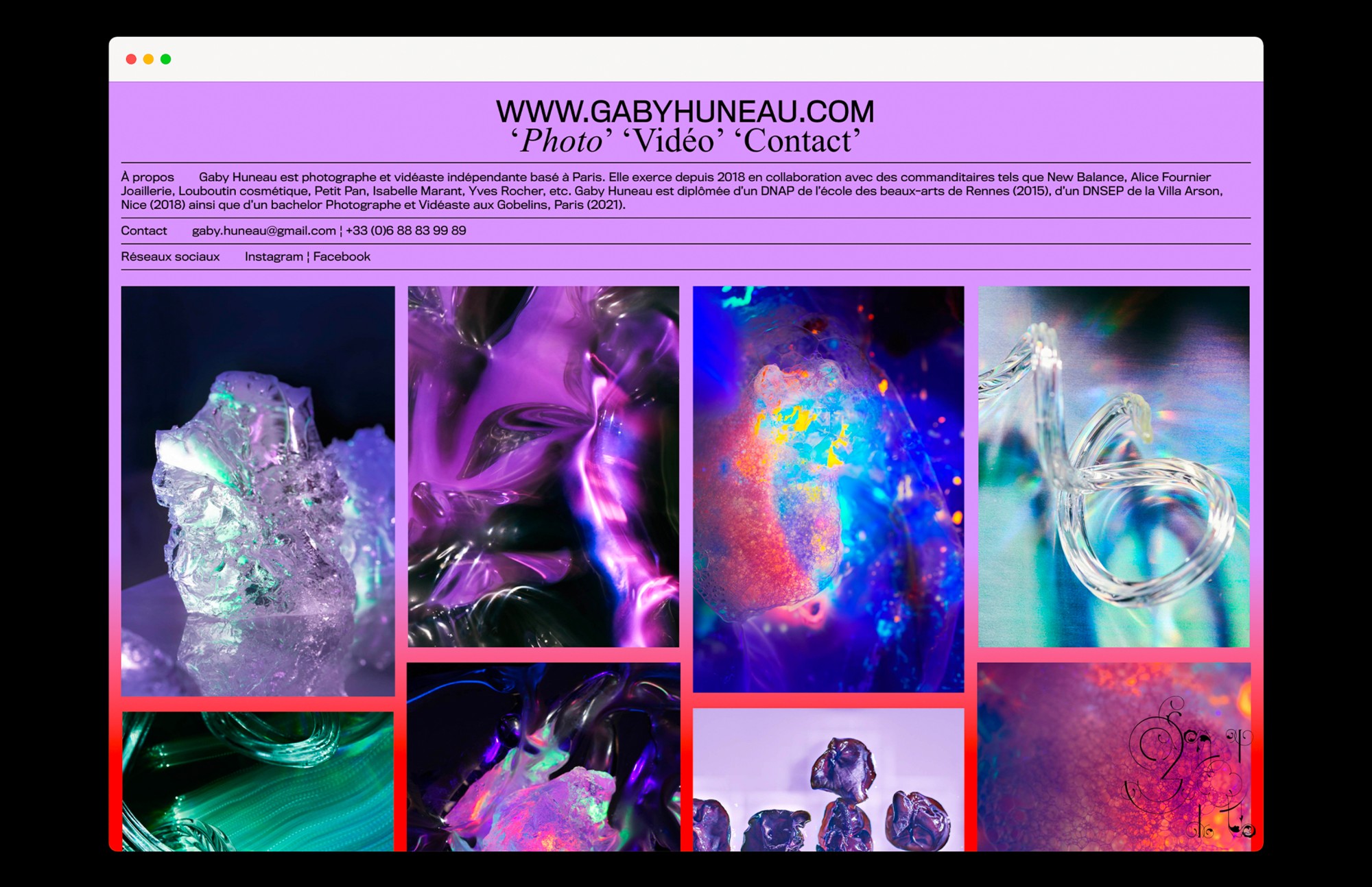 www.gabyhuneau.com 1